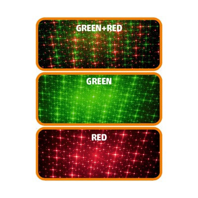 Proiector laser, verde, rosu, stralucitor - DL IP 9